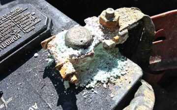bateria de auto sulfatada
