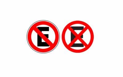 Prohibido estacionar y prohibido estacionar y detenerse