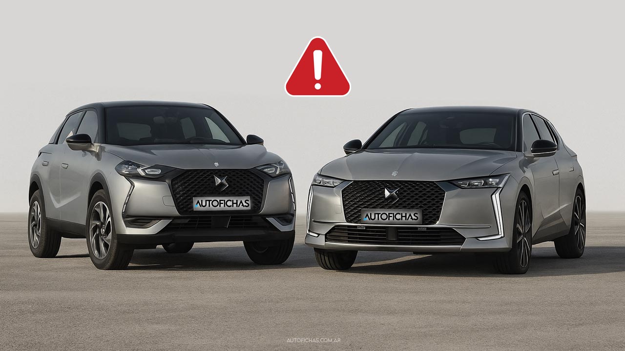 Recall para los modelos DS 3 Crossback y DS 4 en Argentina
