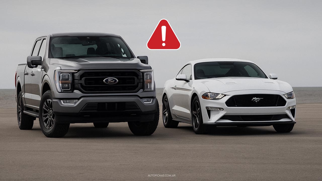 Ford F-150 y Ford Mustang afectados por recall en Argentina